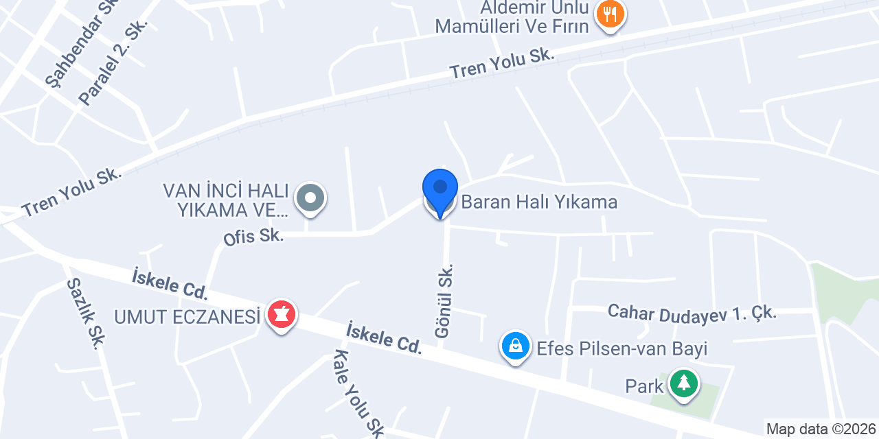 Baran Halı Yıkama konumu