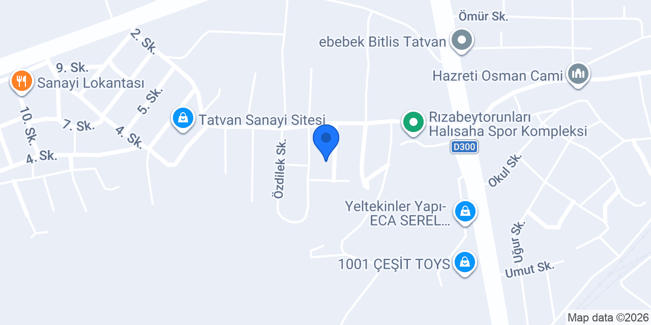 GÜCÜOĞLU HAVALANDIRMA-BİTLİS konumu