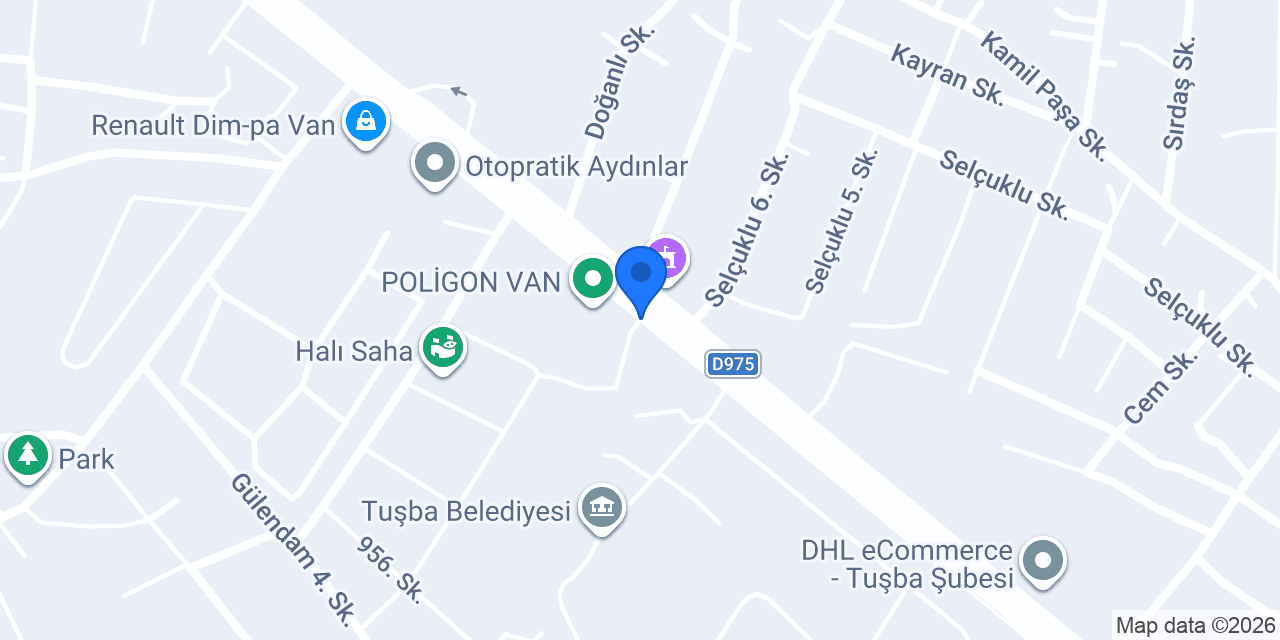 VAN TUŞBA PARK EVLERİ TAKSİ konumu