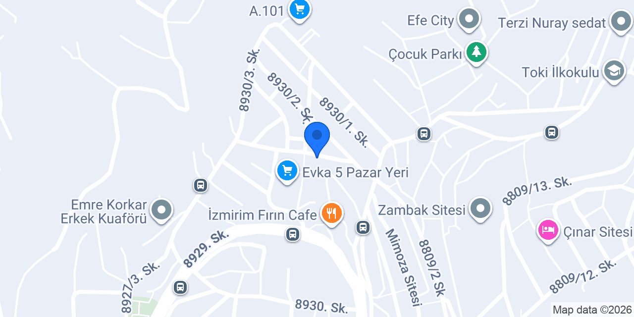 Evka 5 elektrik konumu