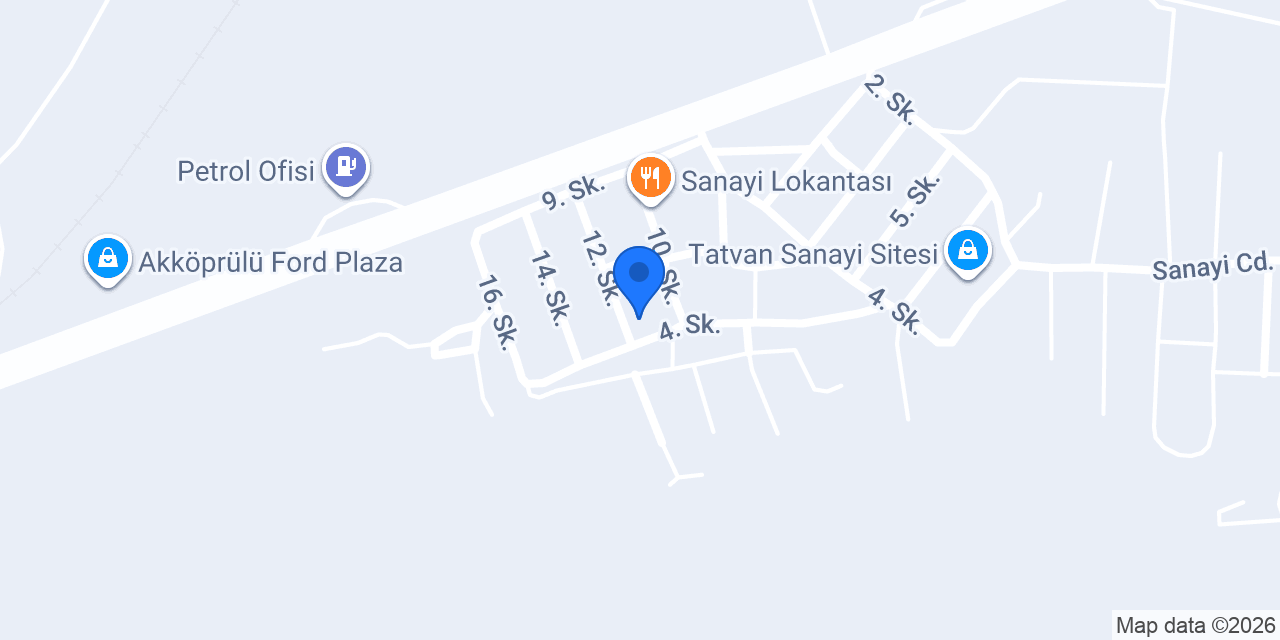 Oto Elban yağ bakım servisi konumu