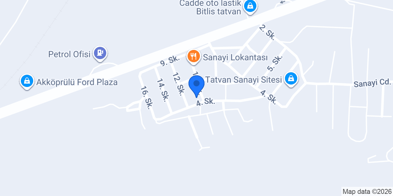 Önallar Otomotiv konumu