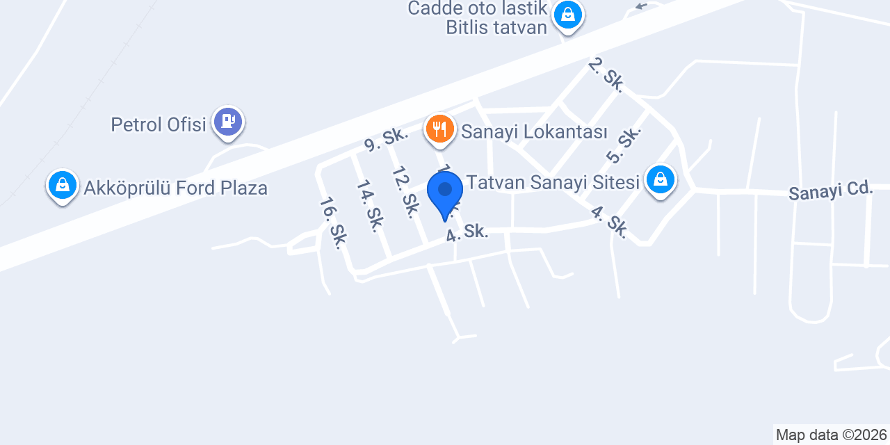 Nur Oto Özel Bakim Servis konumu