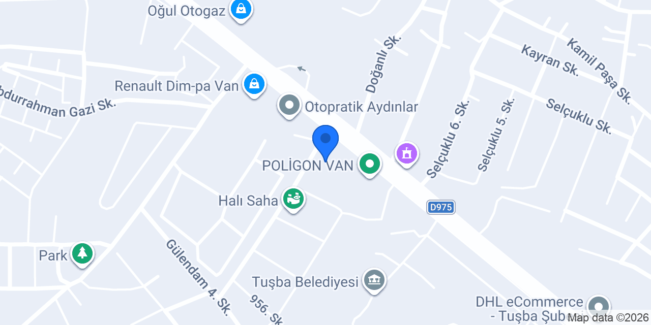 Sürat Kargo Van Aktarma Merkezi konumu