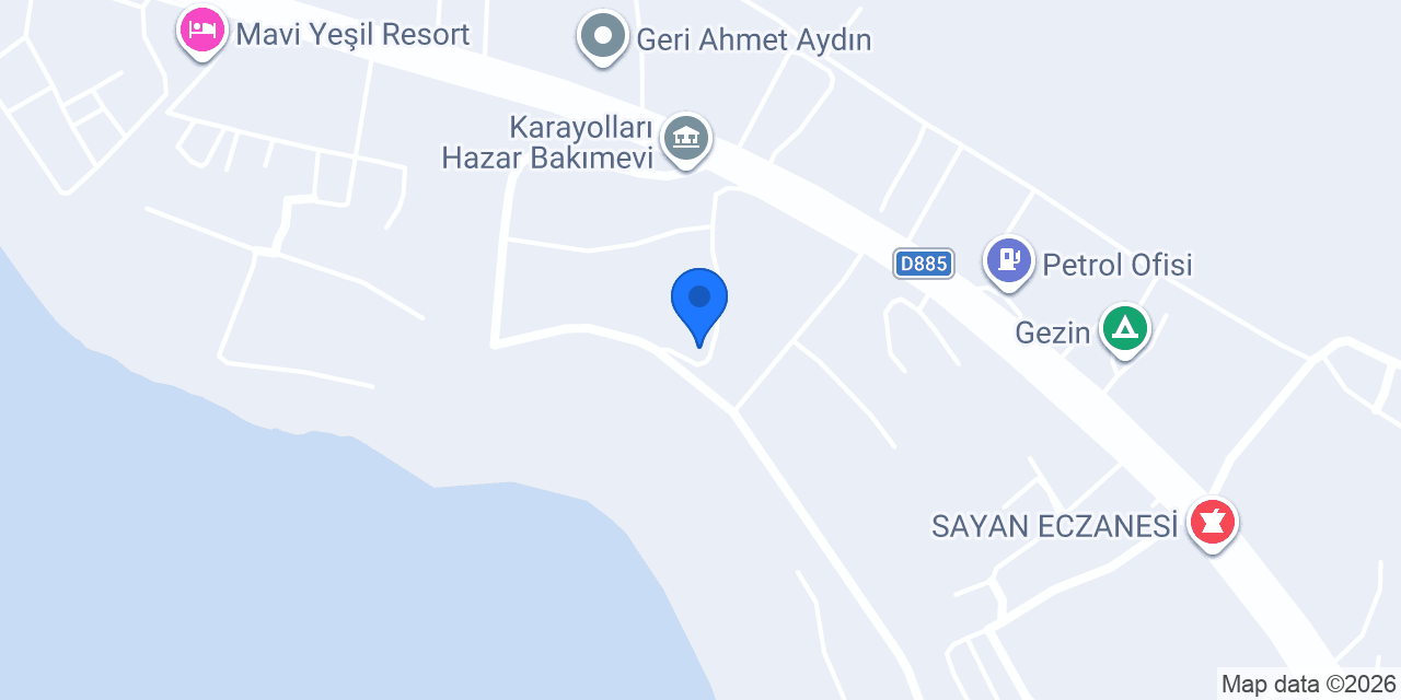 Gezin Örnek Çadır Camping konumu