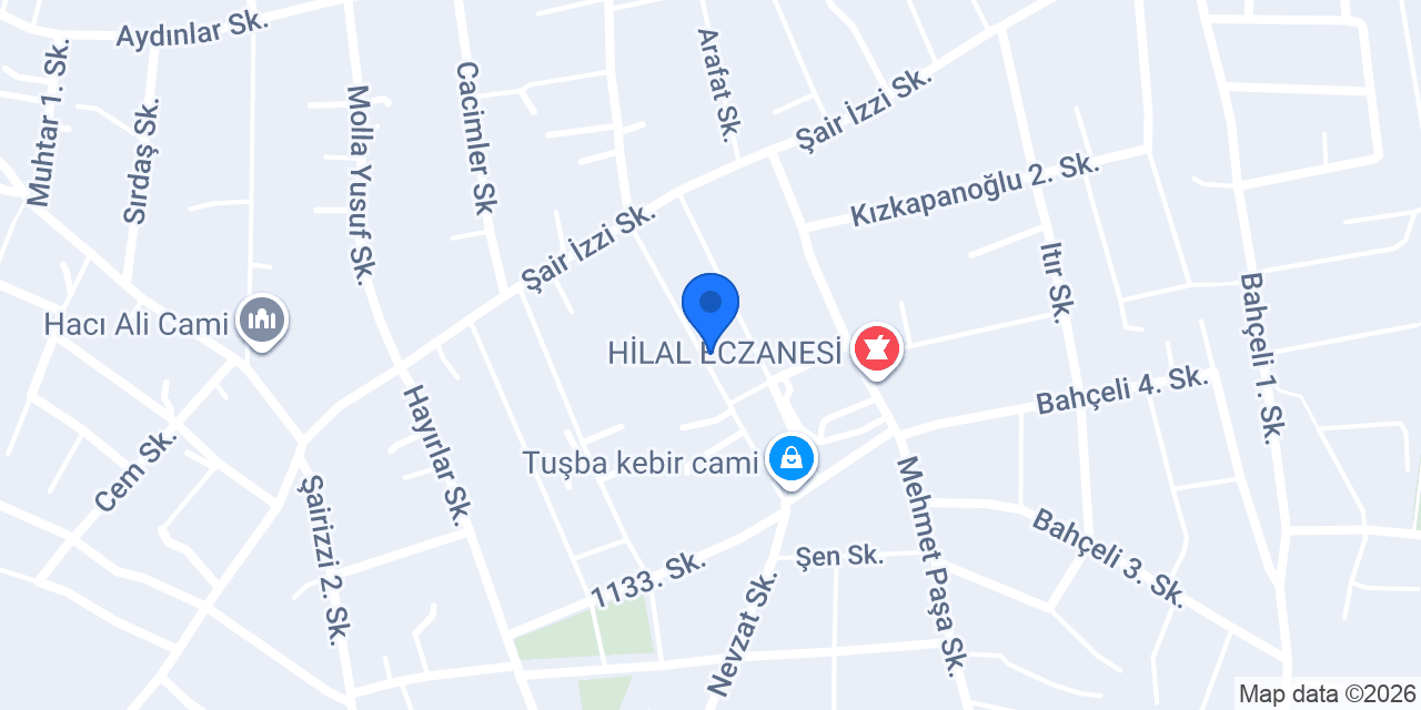 Kerimoğlu market konumu