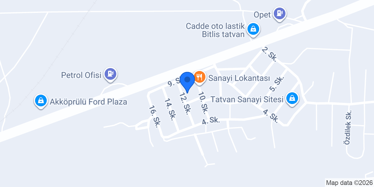 OTO TAN ORJİNAL YEDEK PARCA konumu