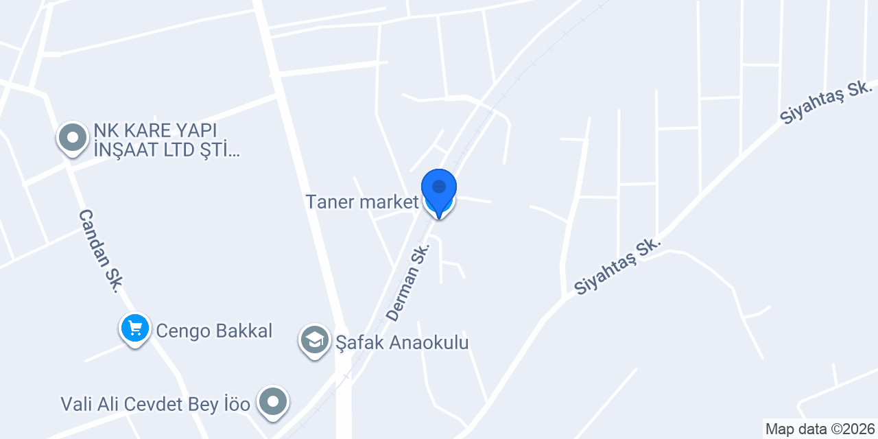 Taner market konumu
