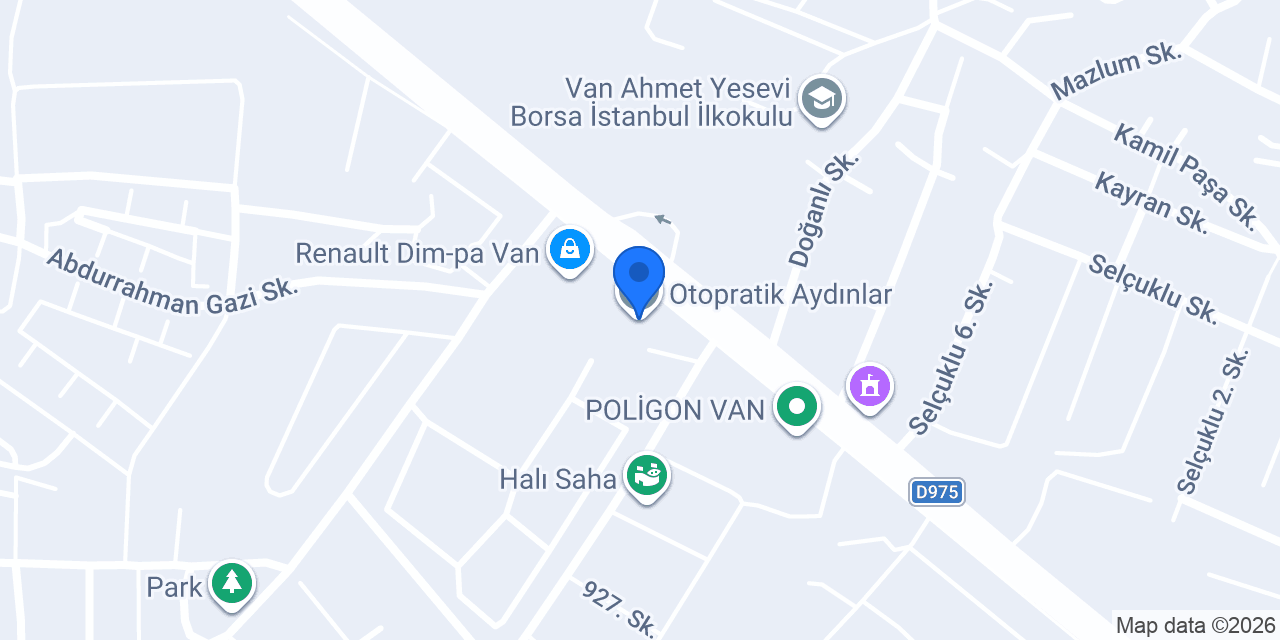 Otopratik Aydınlar konumu