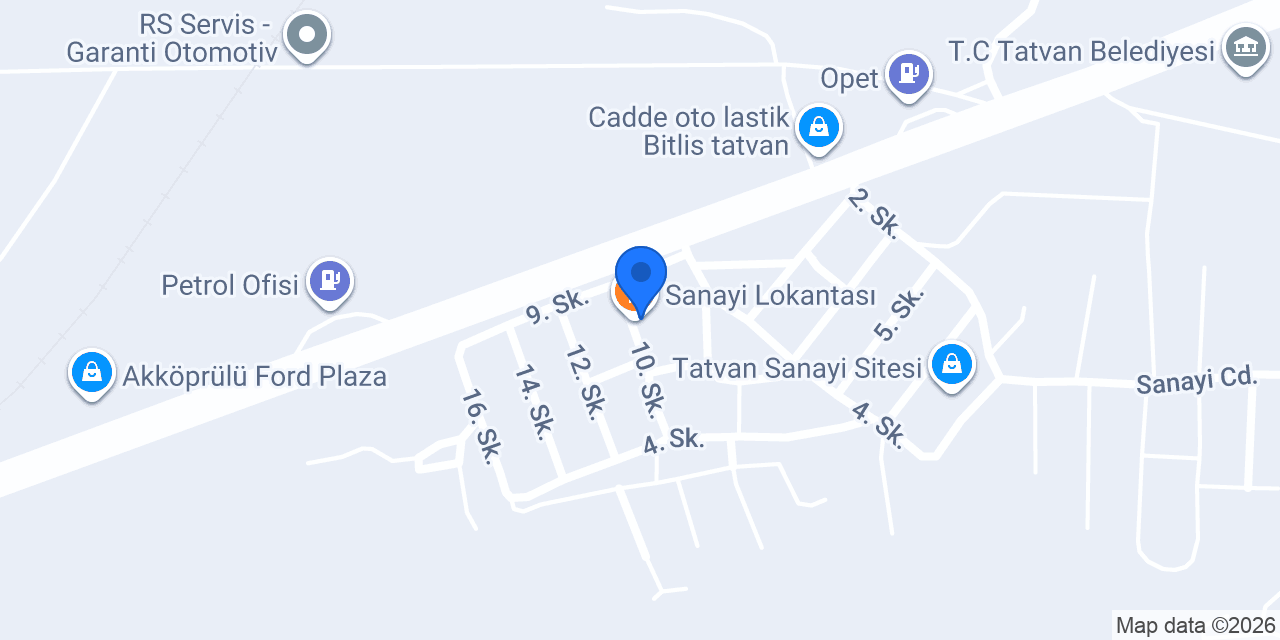 Sanayi Lokantası konumu