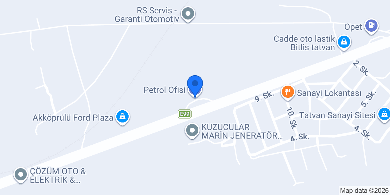 Petrol Ofisi konumu
