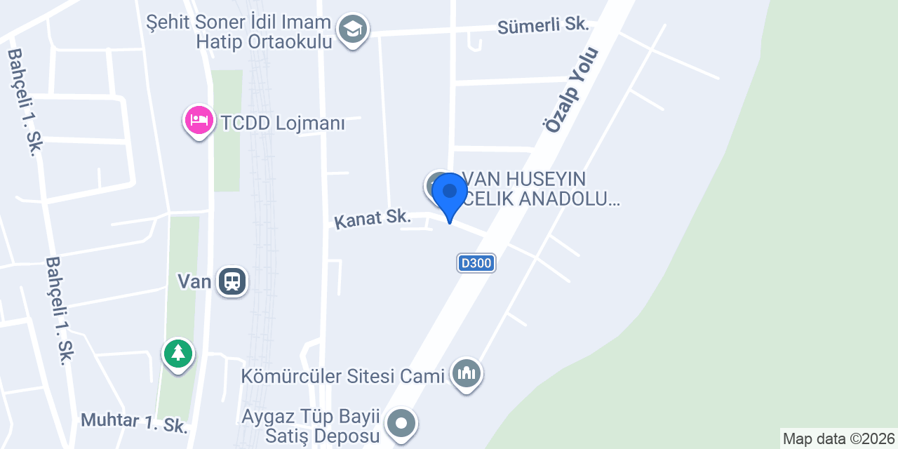Özalp Müftülüğü konumu