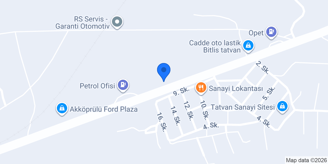 DR.ECU TATVAN BİTLİS konumu