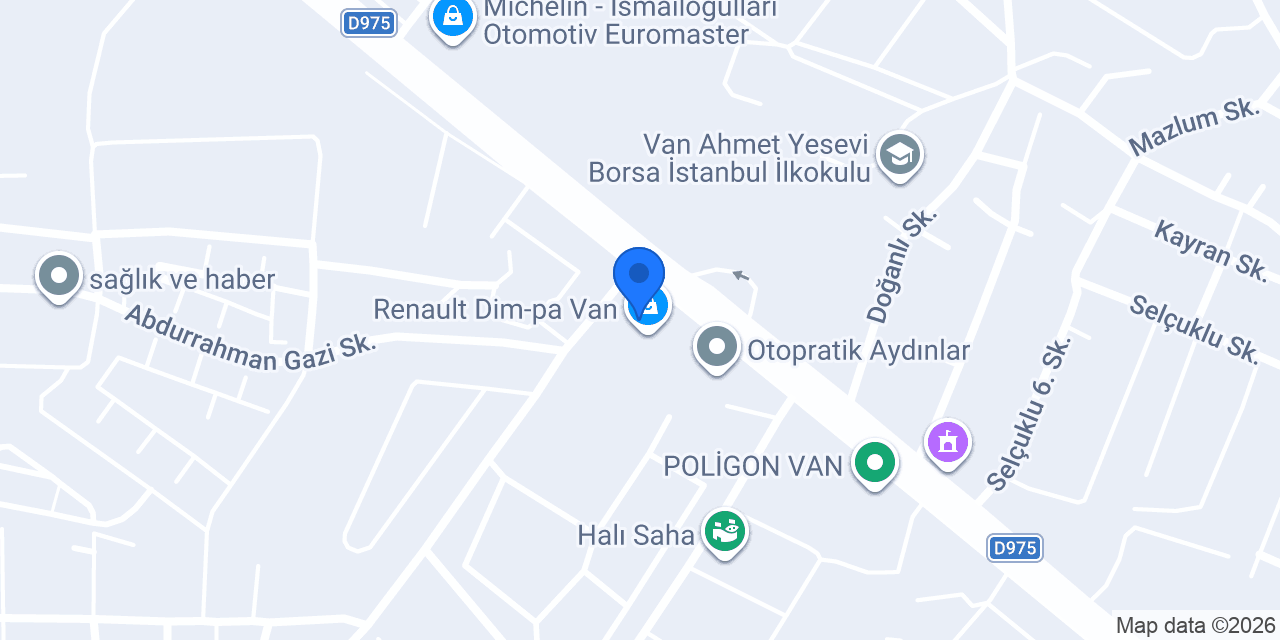 Dacia Dim-pa Van konumu