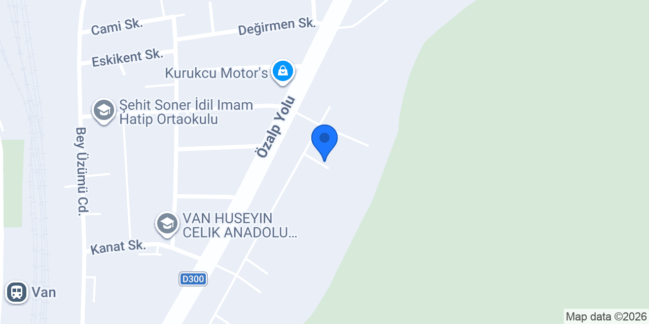 Van Kömür konumu