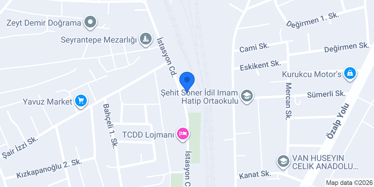 İstasyon Ortaokulu konumu
