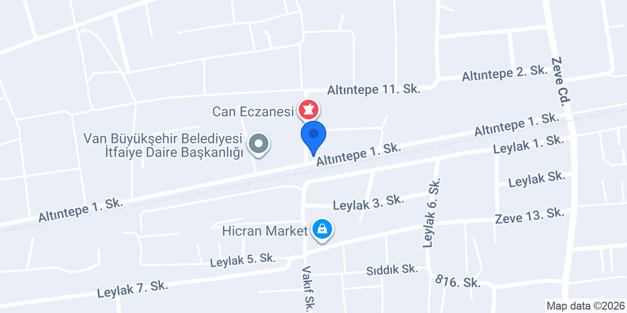 İrge Yapı İnsaat kiralık iş makinaları van konumu