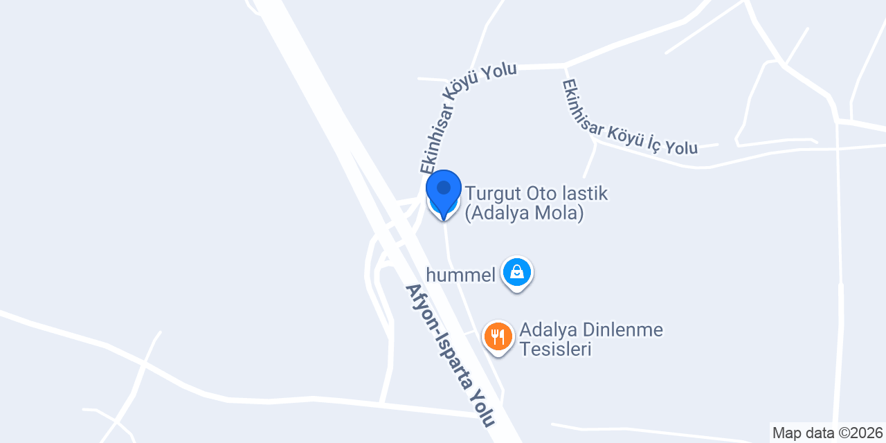 Turgut Oto lastik (Adalya Mola) konumu