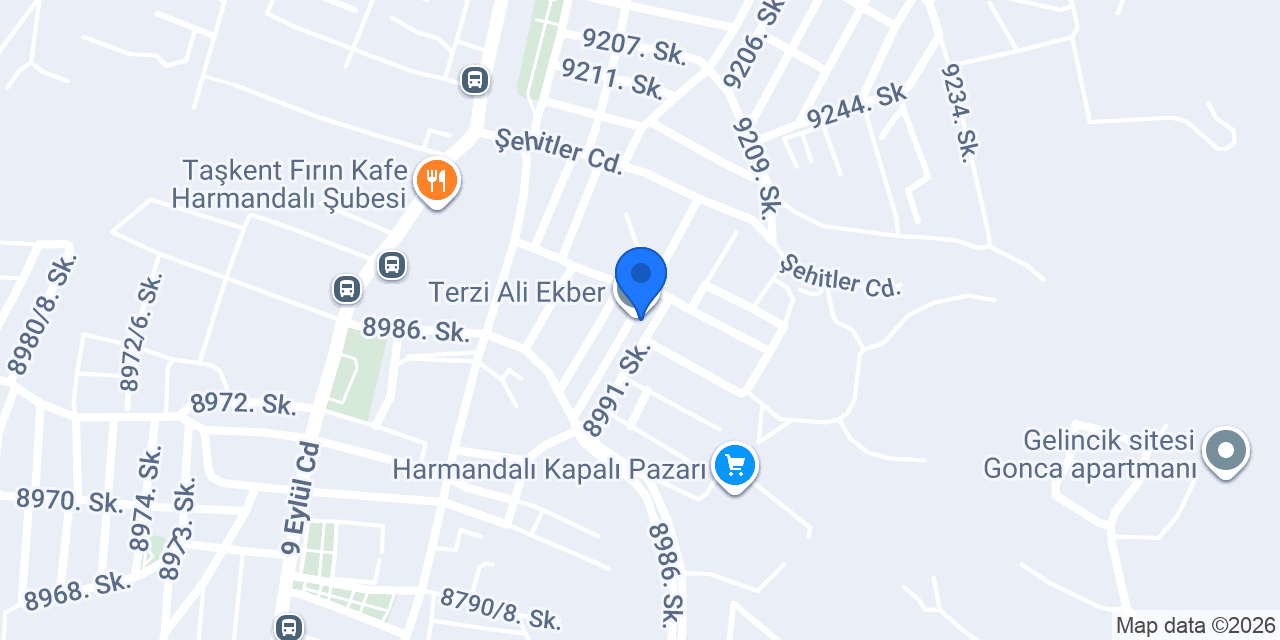 Terzi Ali Ekber konumu