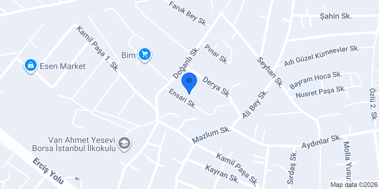 Emek Mobilya konumu
