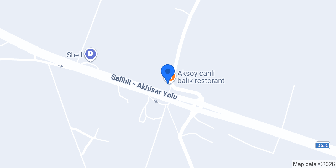 Aksoy canli balik restorant konumu