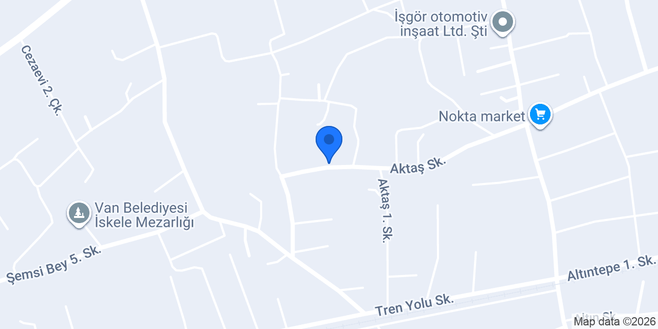 Aktaş İlköğretim Okulu konumu