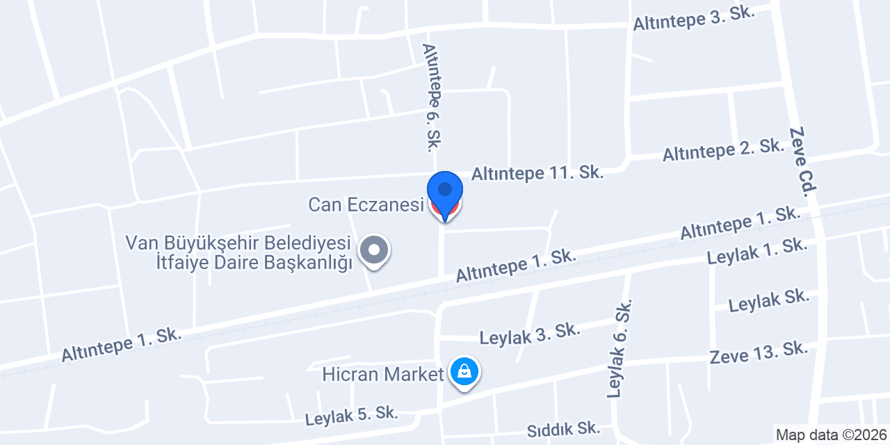 Can Eczanesi konumu