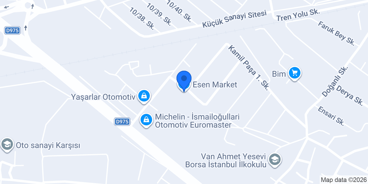 Esen Market konumu