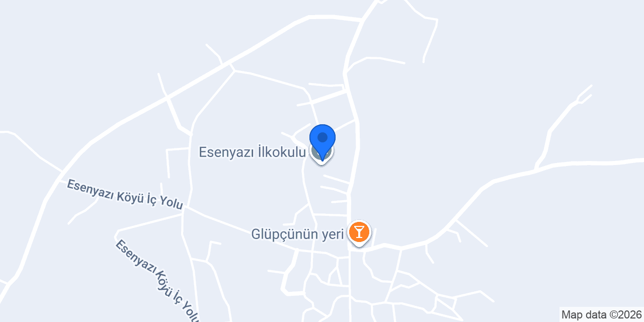 Esenyazı İlkokulu konumu