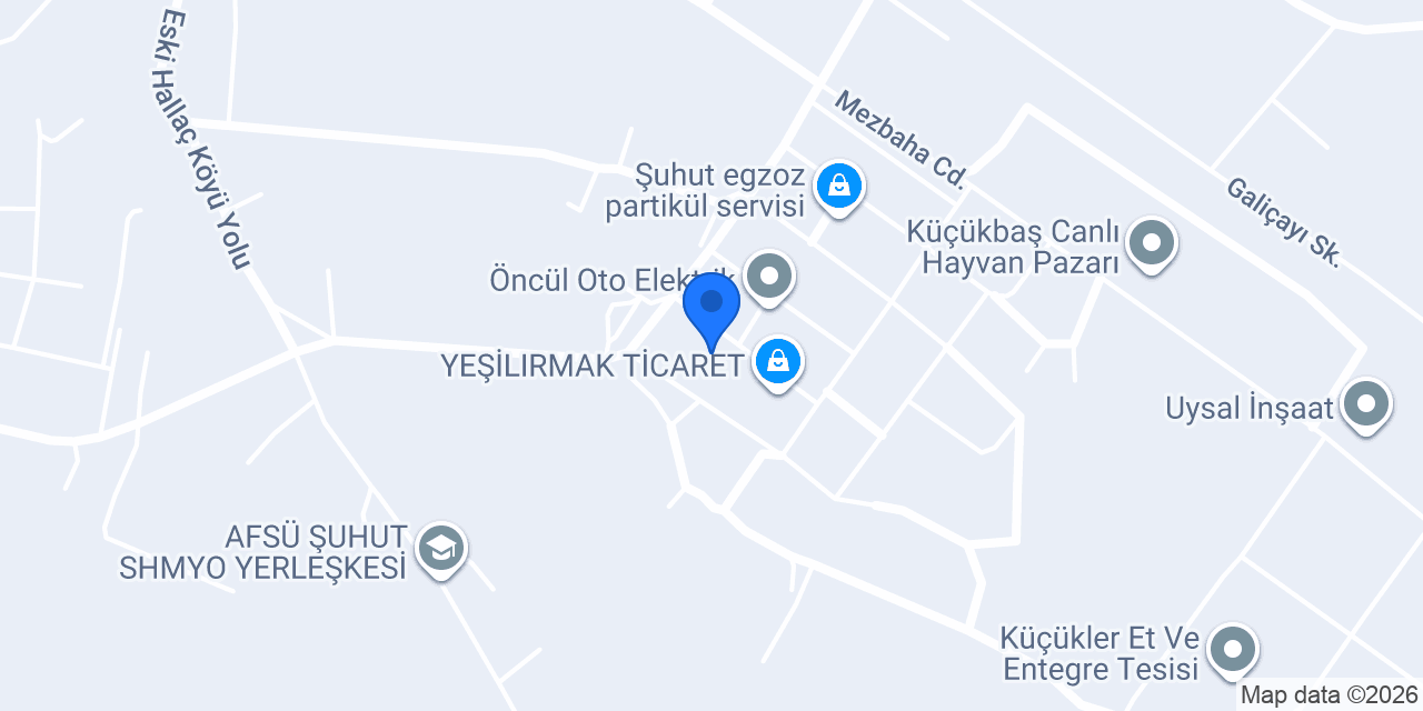 Teknik oto Ford Hasan Sarı konumu