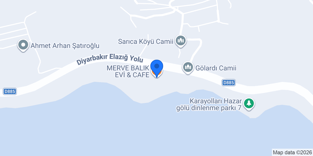 MERVE BALIK EVİ & CAFE konumu