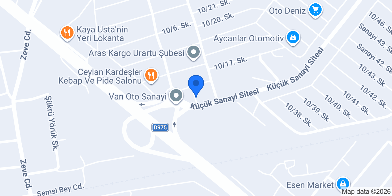 ehli kebap van konumu