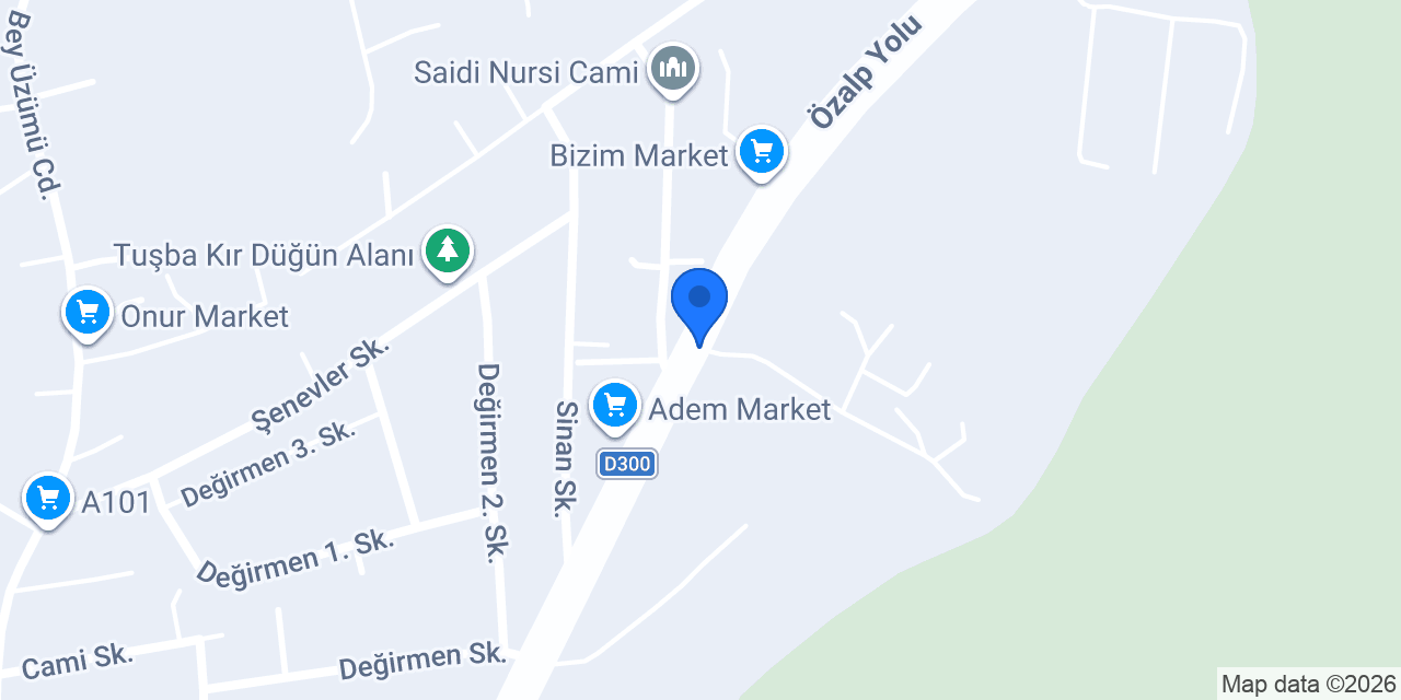 Barış kurt SİNAN OTOMOTİV konumu
