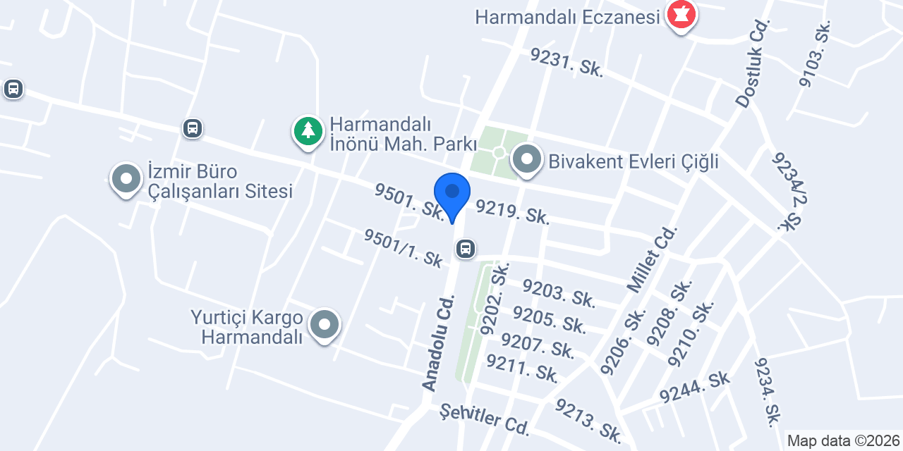 Sandviç Durağı konumu
