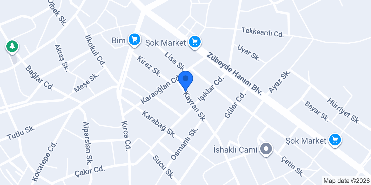Dereçine İlköğretim Okulu konumu