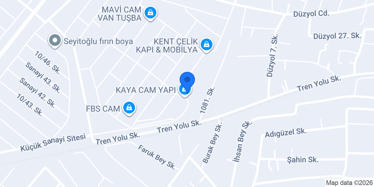 KAYA CAM YAPI konumu