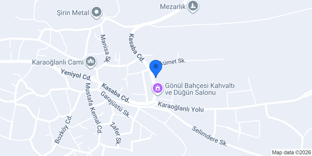 Karaoğlanlı İlkokulu konumu