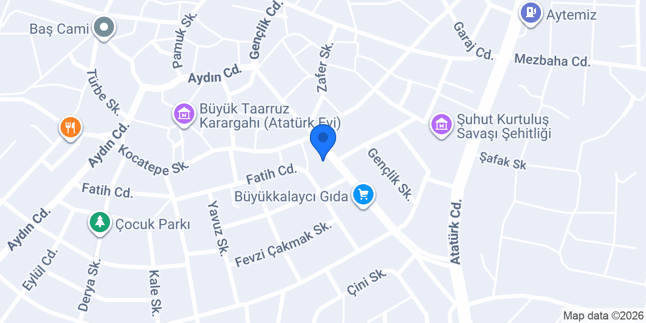 Çakal Motor konumu