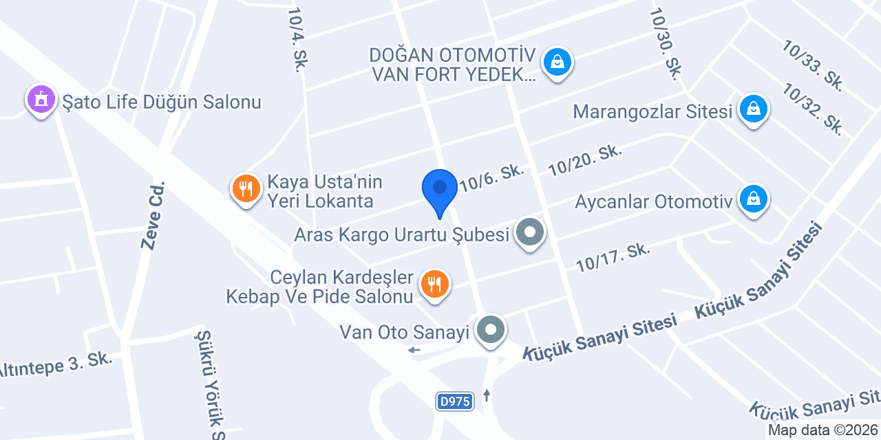 Fırat Otomotiv konumu