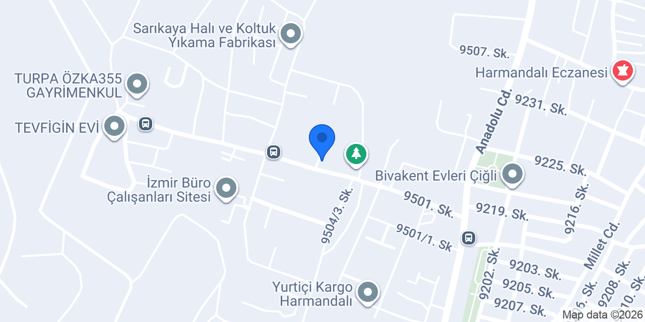 turne garden cafe konumu