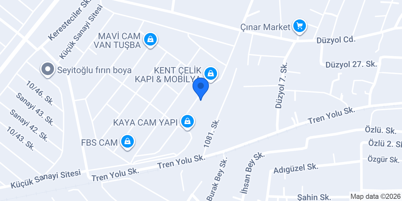 VAN ER YAPI MOBİLYA KAPI VE PVC konumu