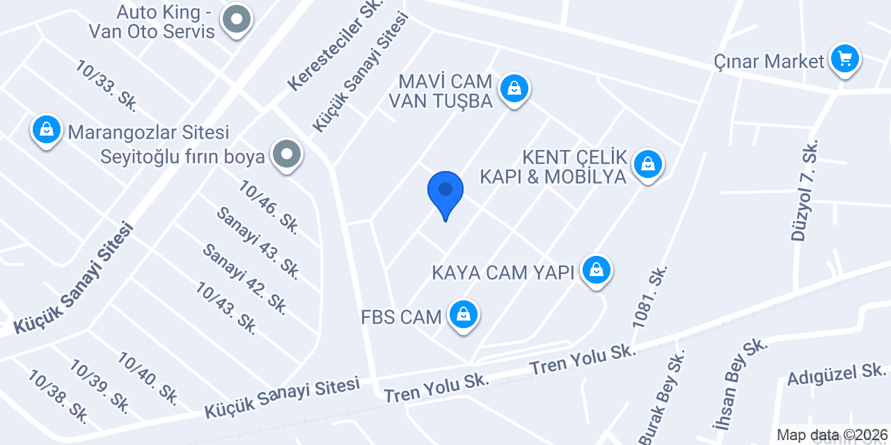 TARZ MOBİLYA & DEKORASYON VAN konumu