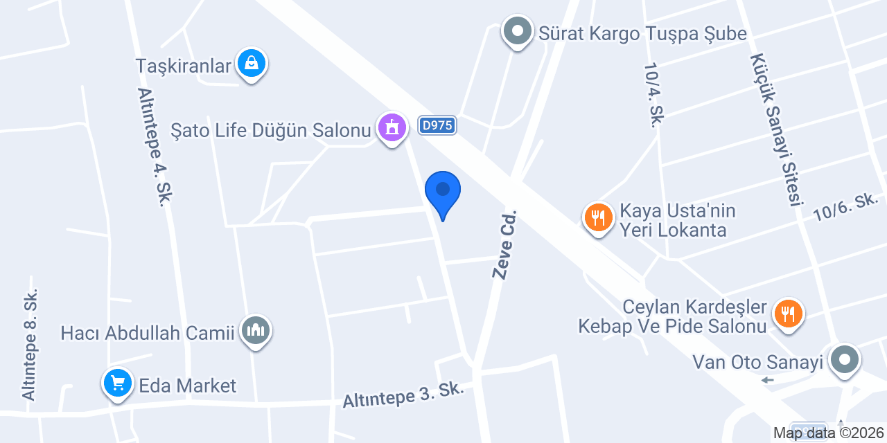Güventaş alüminyum konumu