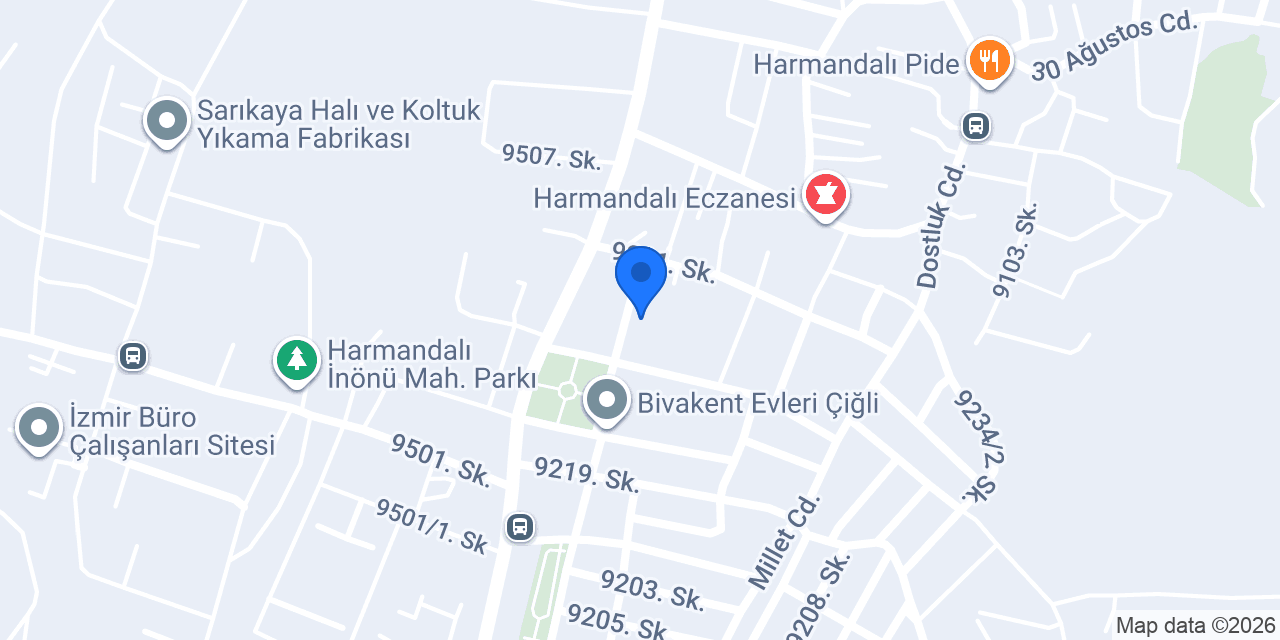 Kılıçoğlu Mermer Malzemeleri konumu