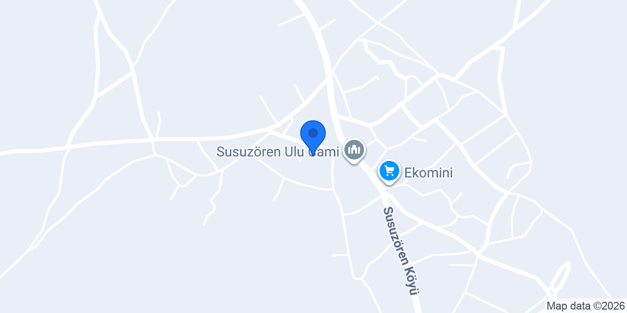 Susuzören Ortaokulu konumu
