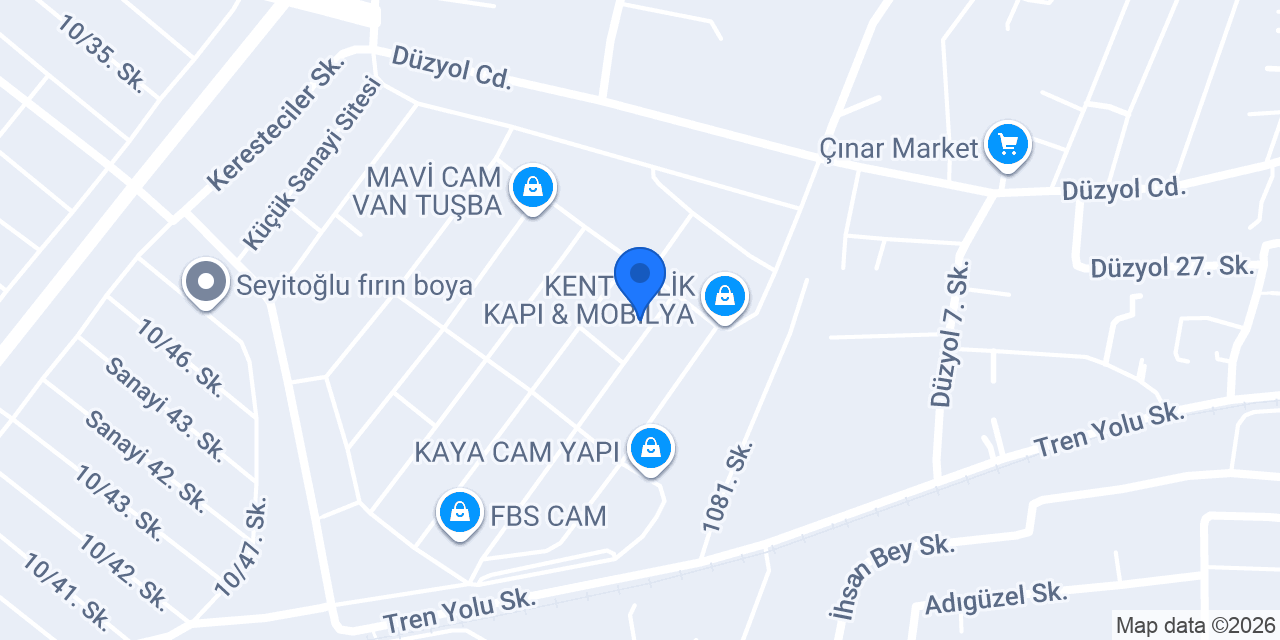 VAN SERVİ MOBİLYA VE DEKORASYON konumu