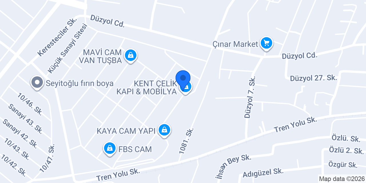 VANART YAPI MOBİLYA konumu