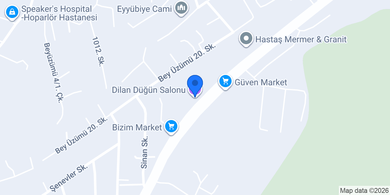 Dilan Düğün Salonu konumu