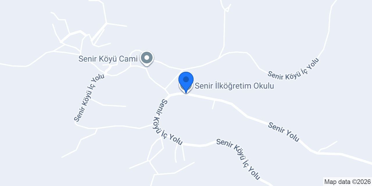 Senir İlköğretim Okulu konumu