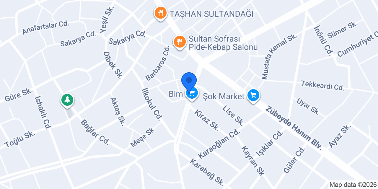 Tarhan Veteriner Kliniği konumu